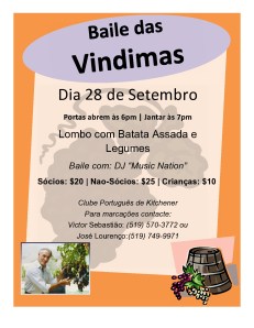 Baile das Vindimas - 28 de Setembro 2013