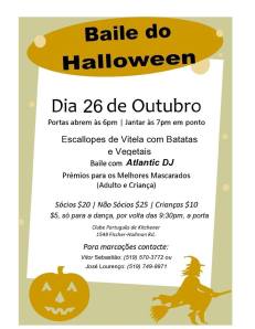 Baile Do Halloween 2013 Flyer
