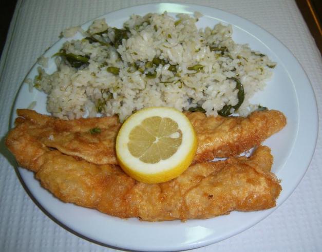 Filetes com Arroz