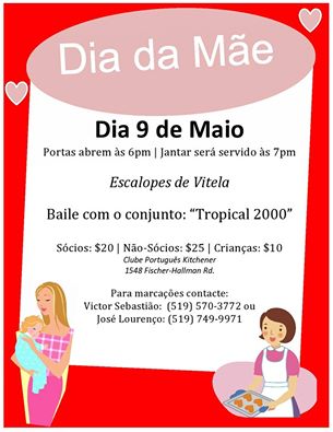 Dia Da Mãe - 9 de Maio