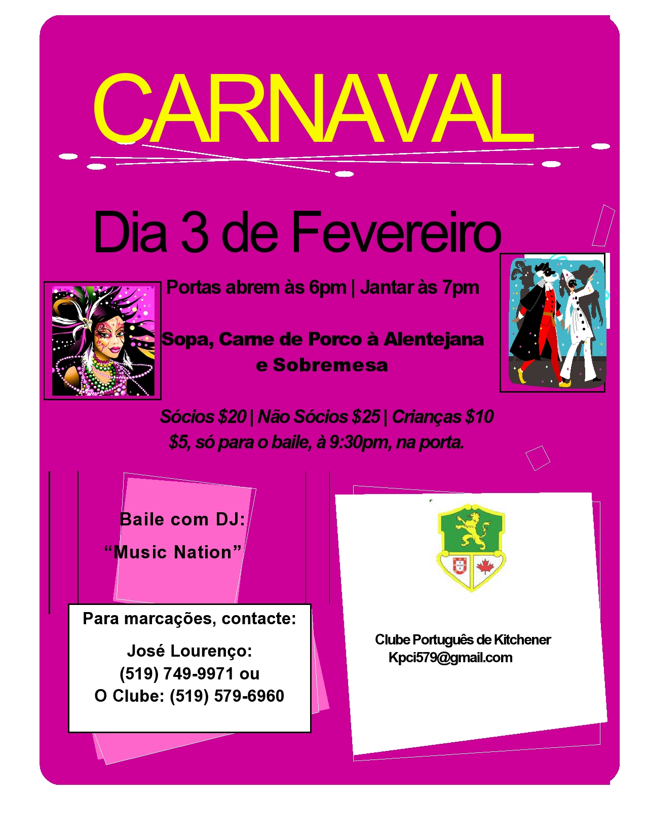 Fev. 3 - Carnaval