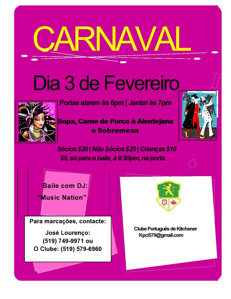 Fev. 3 - Carnaval