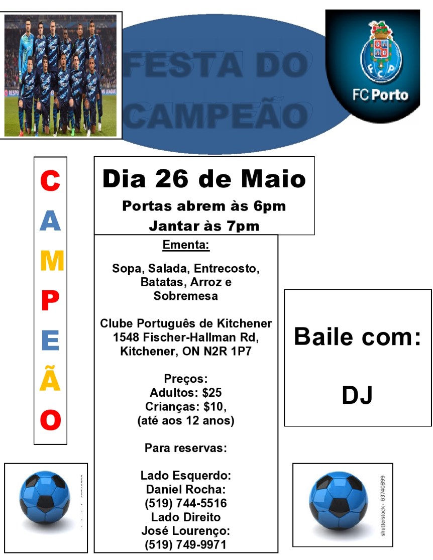 Festa do Campeão - Dia 26 de Maio 2018