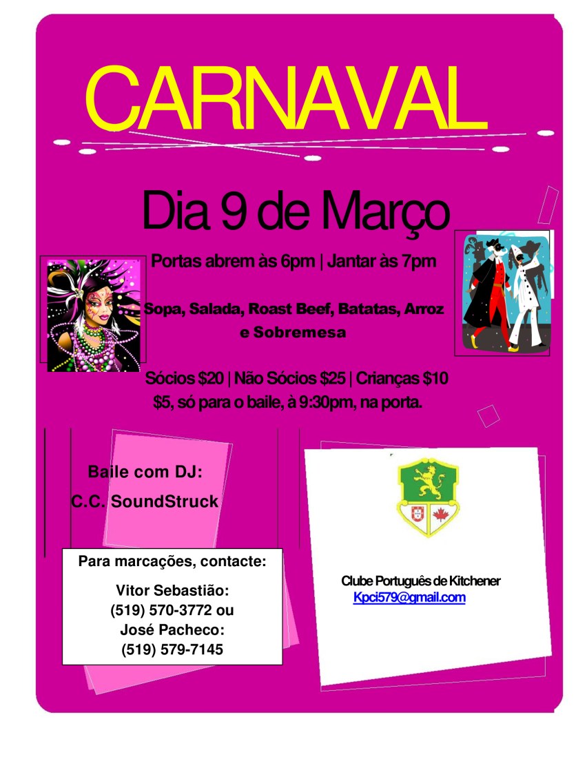 Mar. 9 - Baile de Carnaval