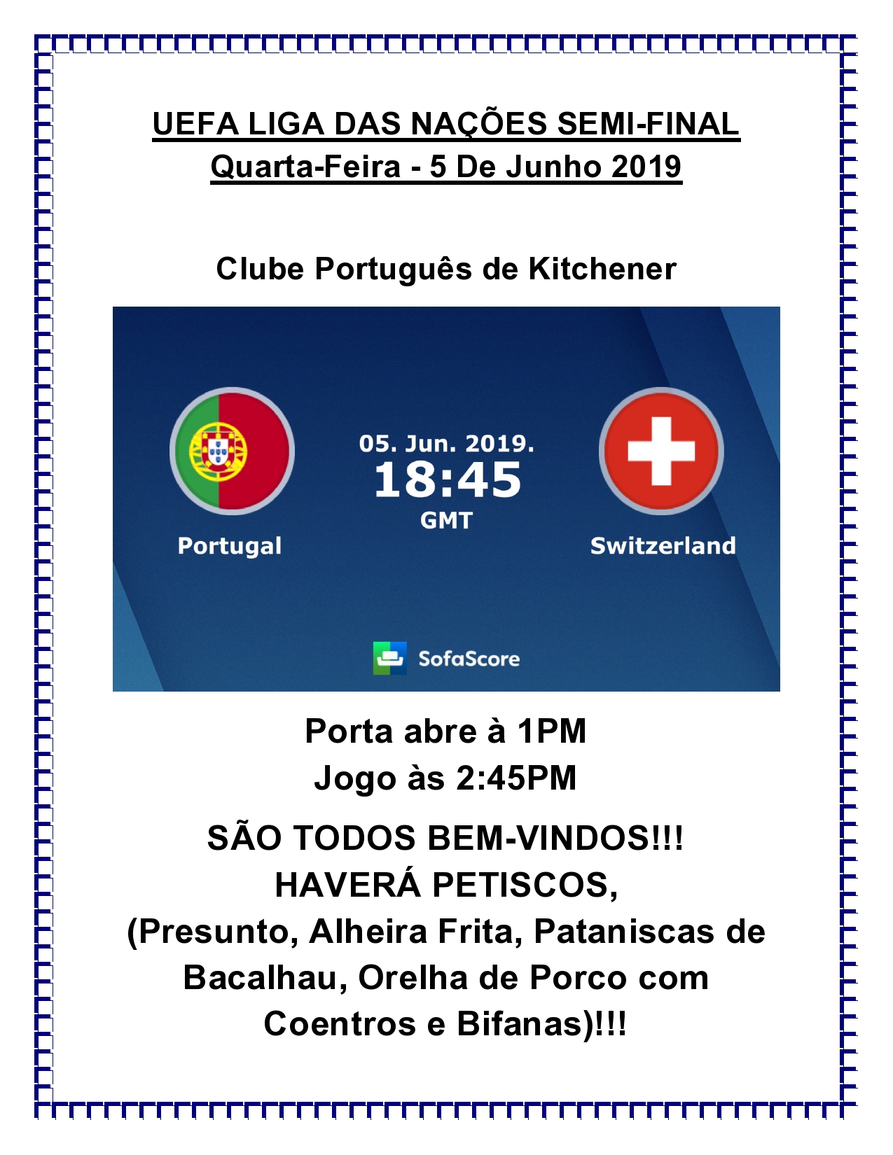 UEFA LIGA DAS NAÇÕES SEMI-FINAL